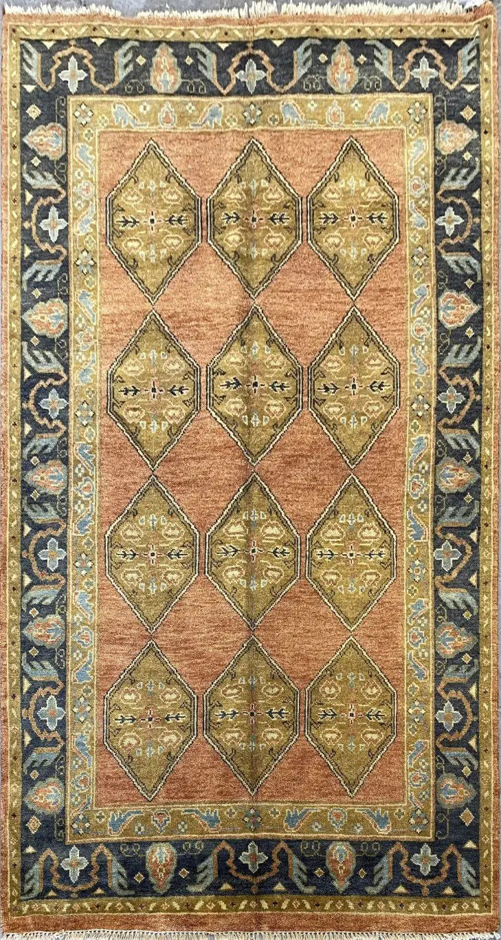 Indian Hand-Knotted Rug 5'6'' X 8'6"